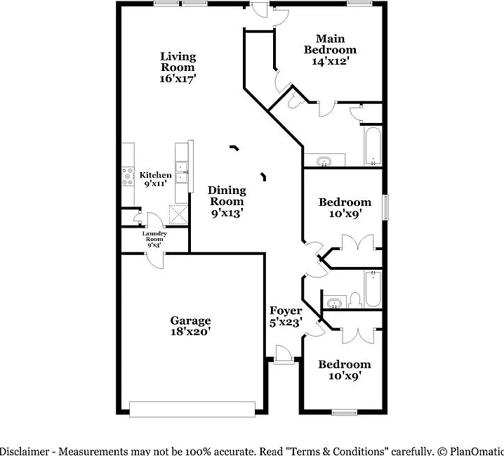 3 bed, 2.0 bath, 1376 sqft, $1,810 — Photo 2