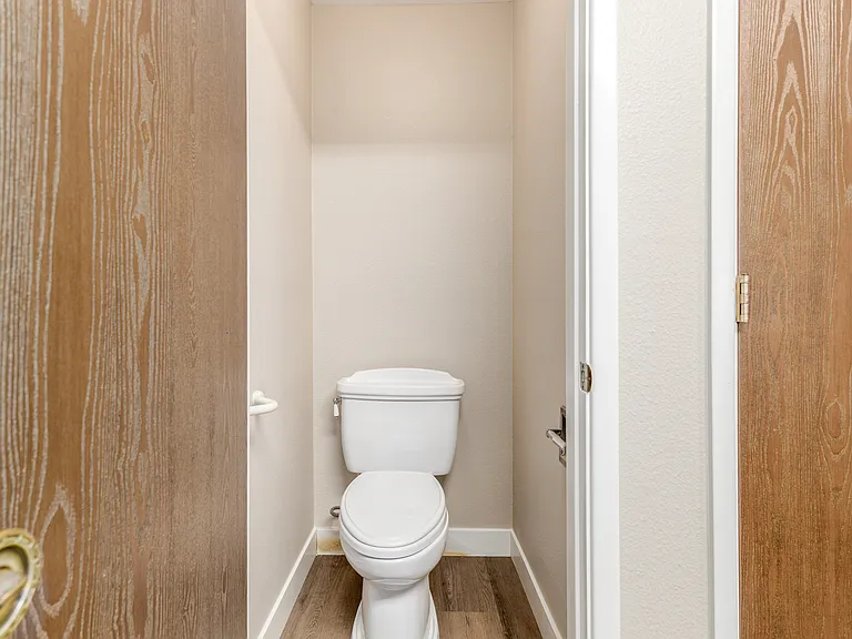 Half bath in laundry room
