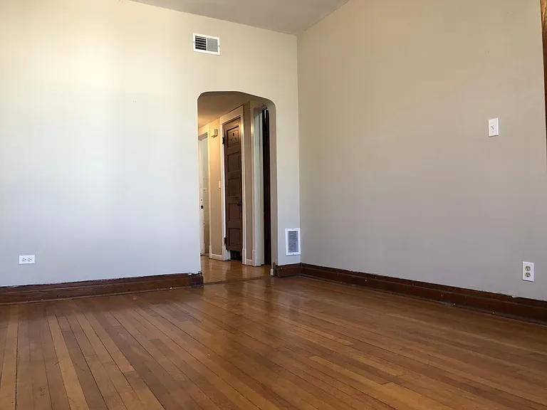 Large Living room in front of apartment.