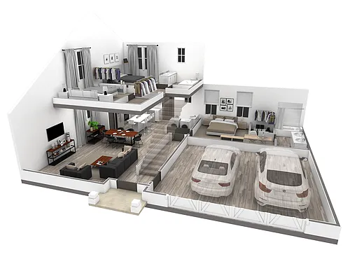 Floor plan 3BR Garden