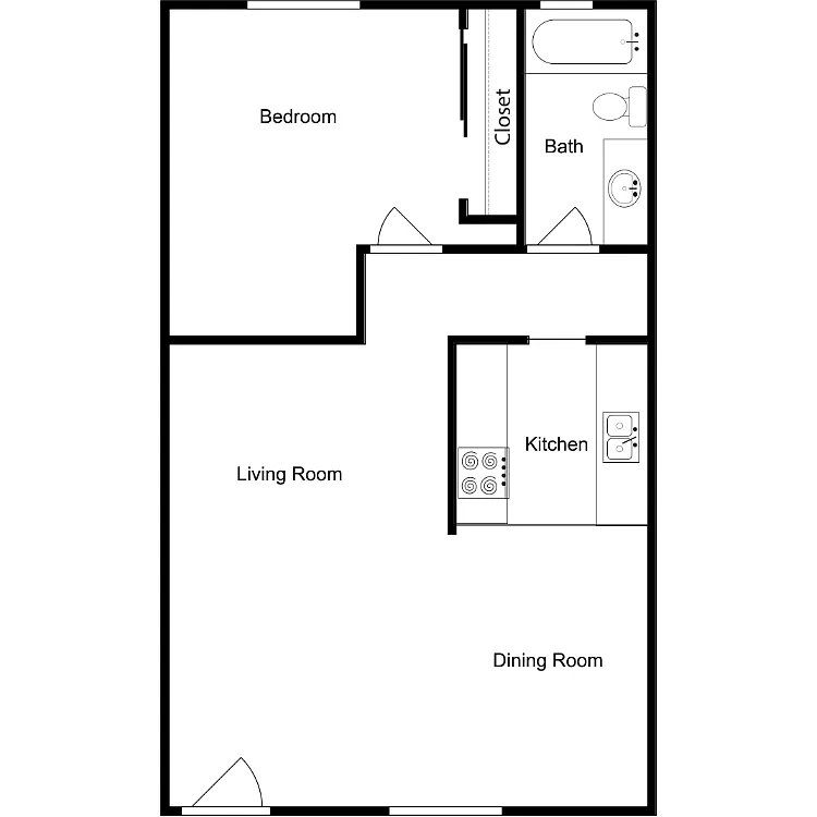 Floor plan Plan A