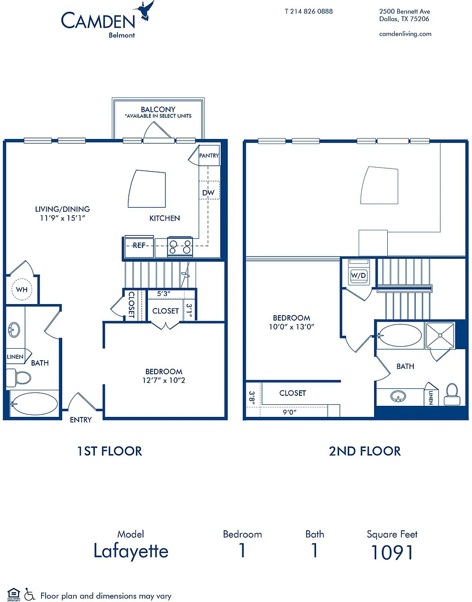 Floor plan Lafayette