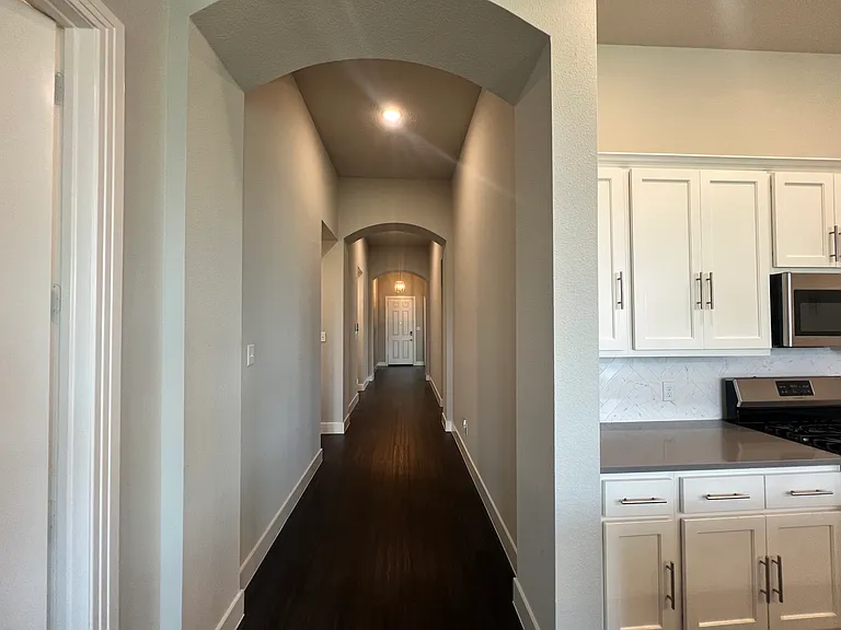 Tall ceilings throughout the home.