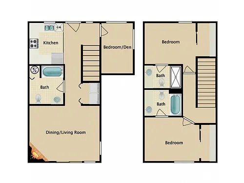 Floor plan 3X3 I