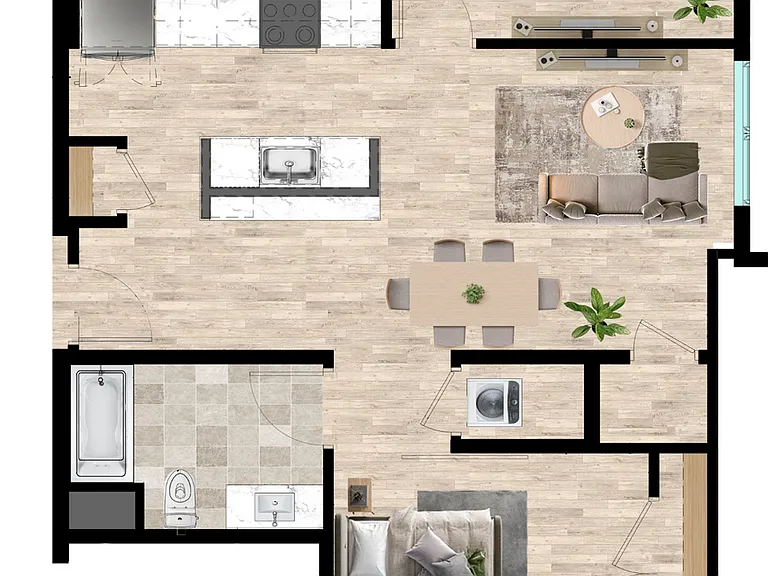 B8 - Two Bedroom B8 - Two Bedroom