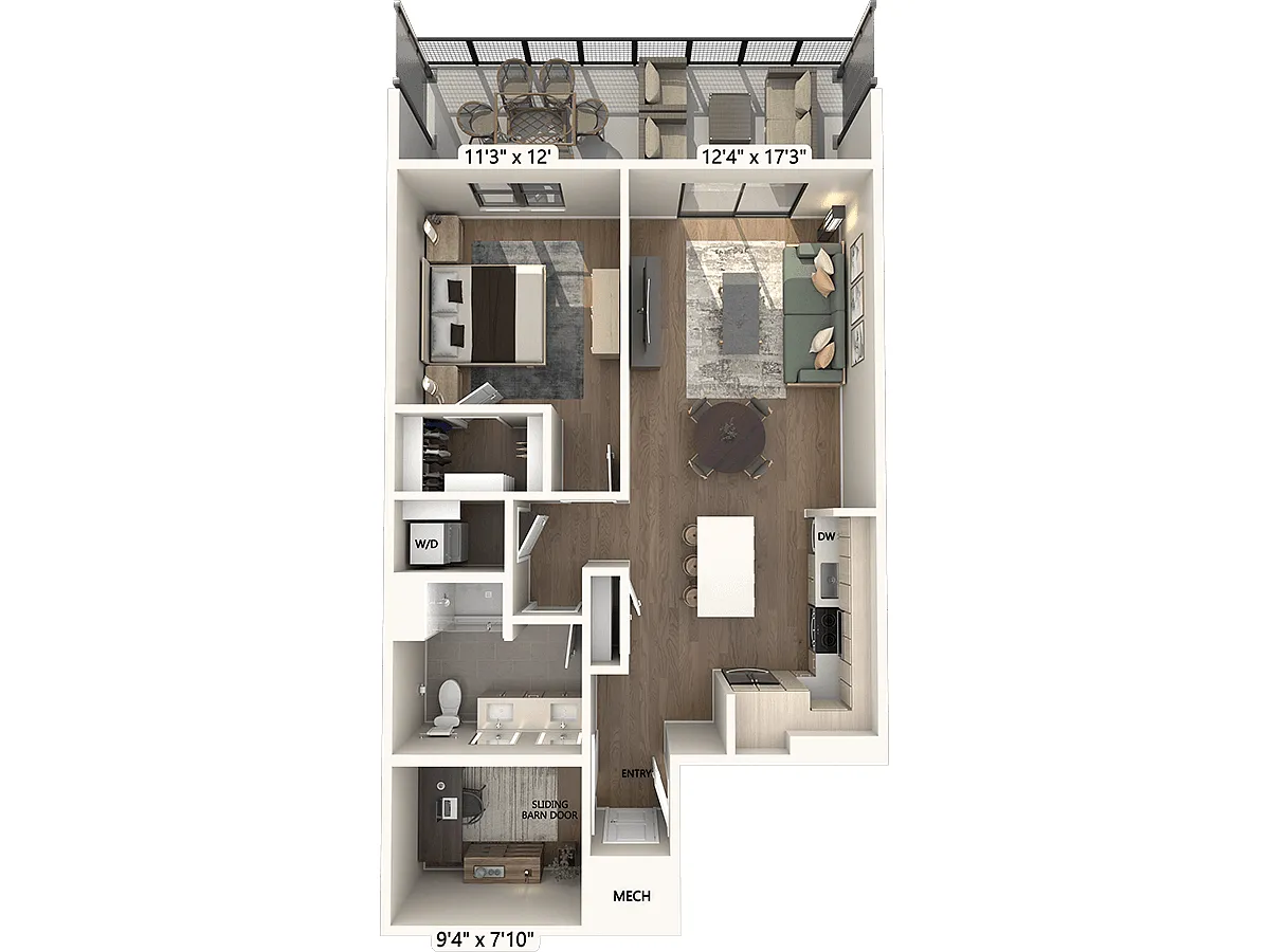 Floor plan A13-D-Scheme2