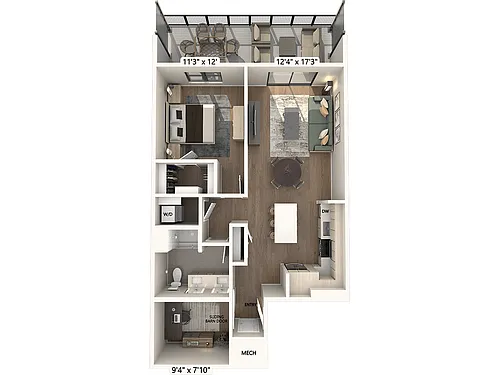 Floor plan A13-D-Scheme2