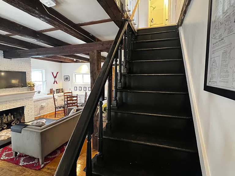 Stairs to bedroom loft