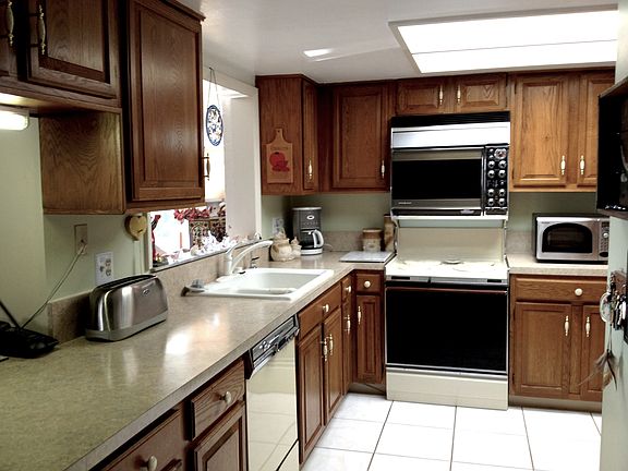 Open concept kitchen.