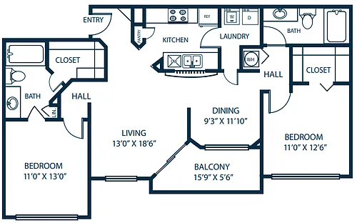 Floor plan B2