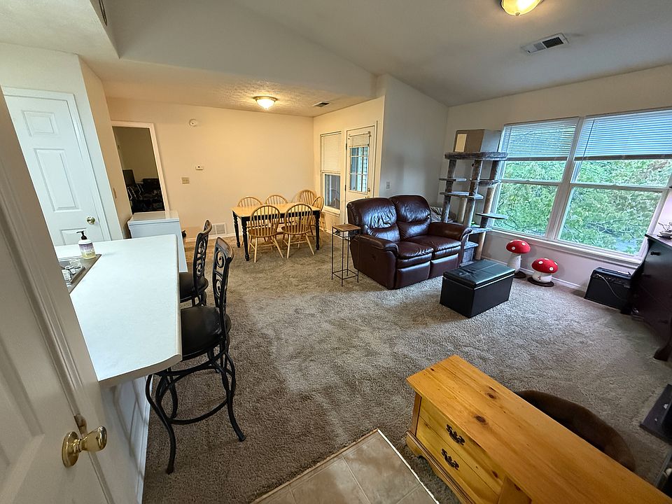 Living Area - taken from the entry - showing vaulted ceiling.
