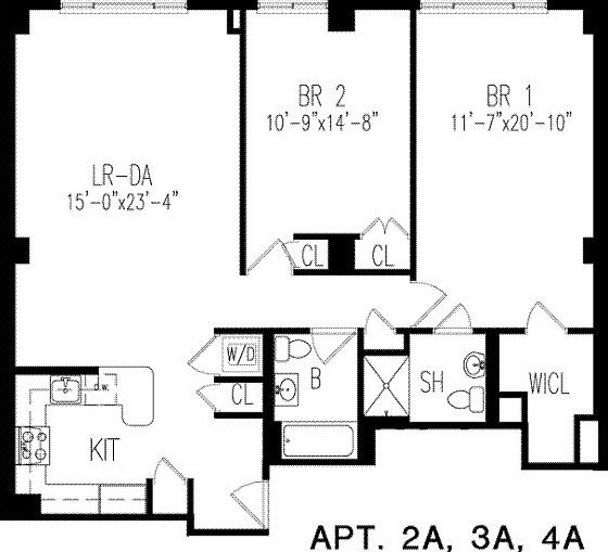 2nd image of 106 W 116th St #2A