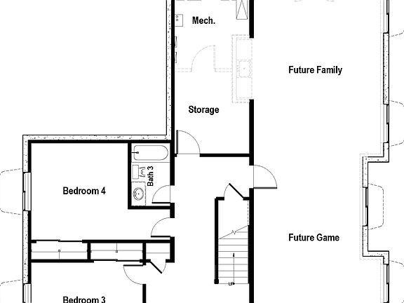 Coneflower Farmhouse - Basement