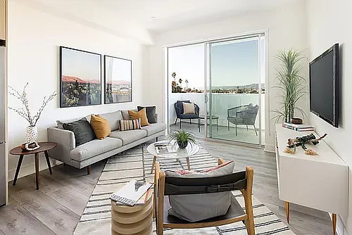 Floor plan Modern 1 Bed with Parking
