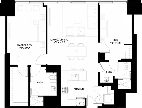 Floor plan 2-G