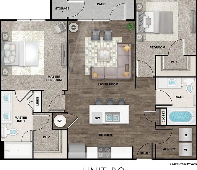 B2 floor plan Tacara Westpointe Village