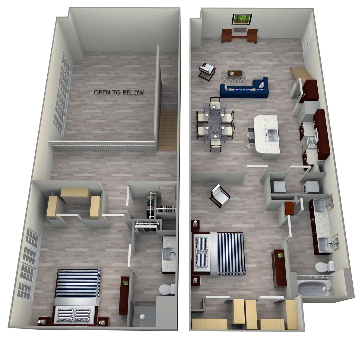 Floor plan TH2 LOFTS