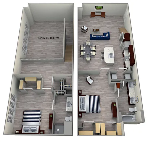 Floor plan TH2 LOFTS
