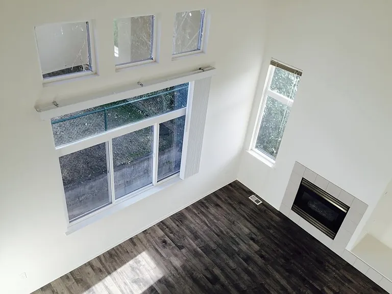 Loft area overlooking formal living area