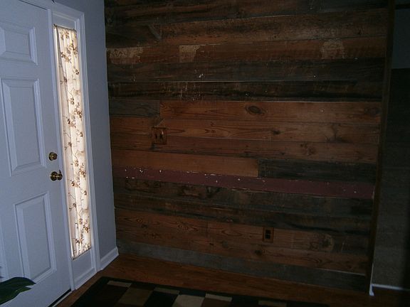 Front door w/barnwall