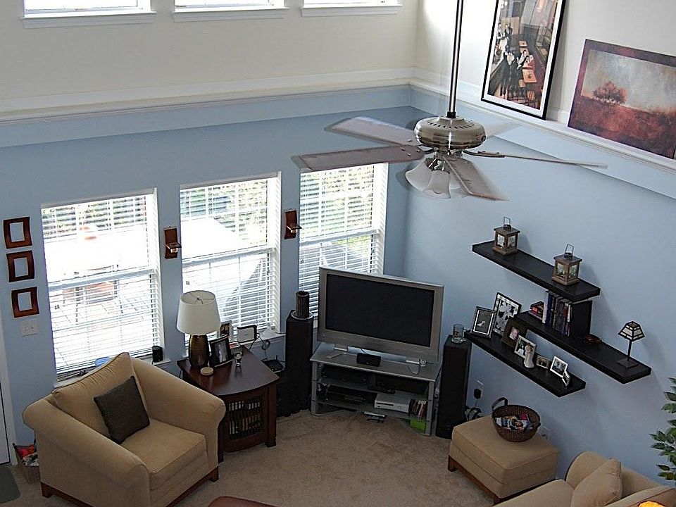 Living room from landing on 2nd floor