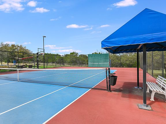 Private tennis court