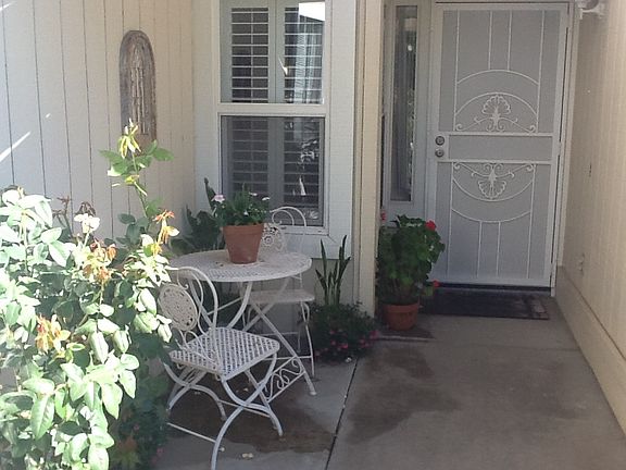 Front yard small patio