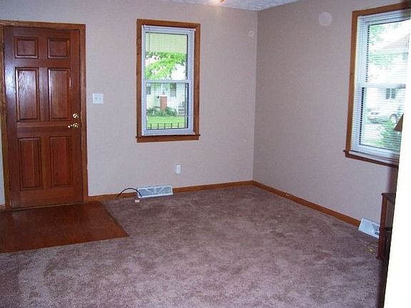 Front entrance into living room