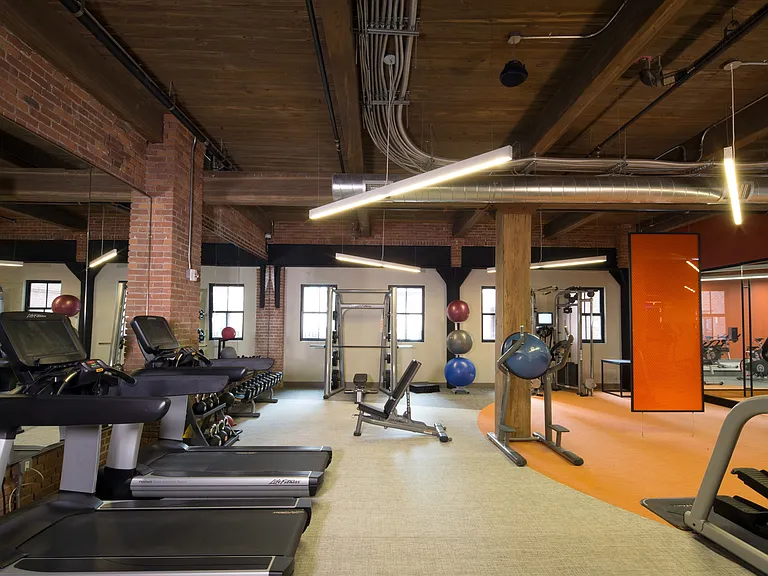 Ready for any workout in this fitness center