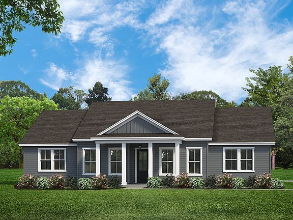 Berkeley Lowcountry Elevation - Garage Rear