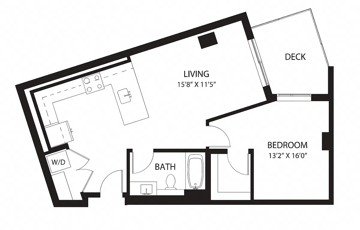 Floor plan C19 1X1