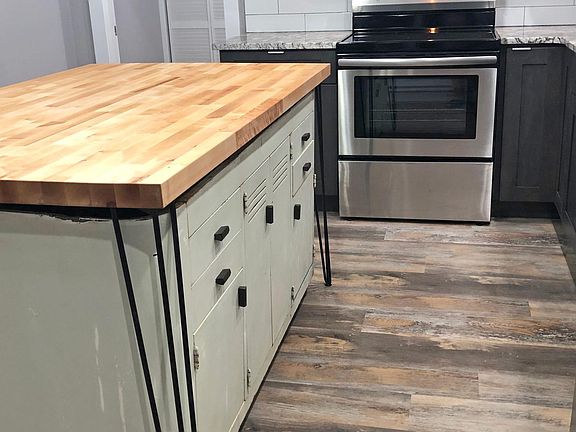 Butcher block island