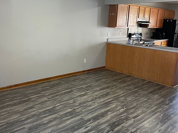 Open living room to kitchen