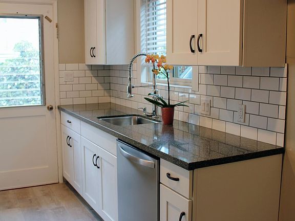 Remodeled kitchen sink-side