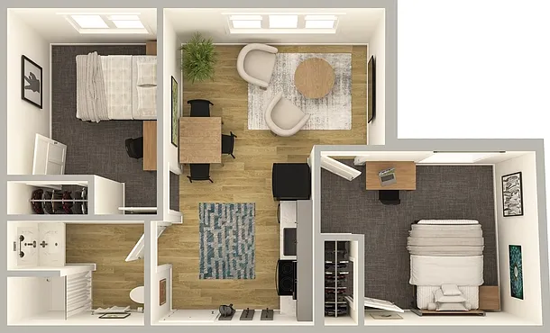 2 bed, 1.0 bath, $2,370 — Photo 3