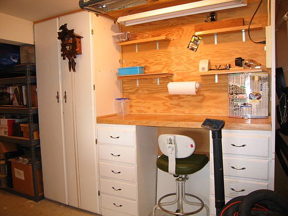Separate workshop in garage