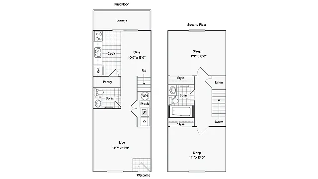 Floor plan Hunter