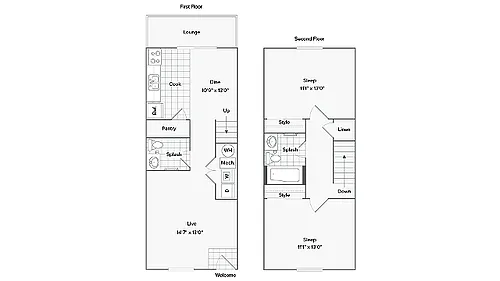 Floor plan Hunter