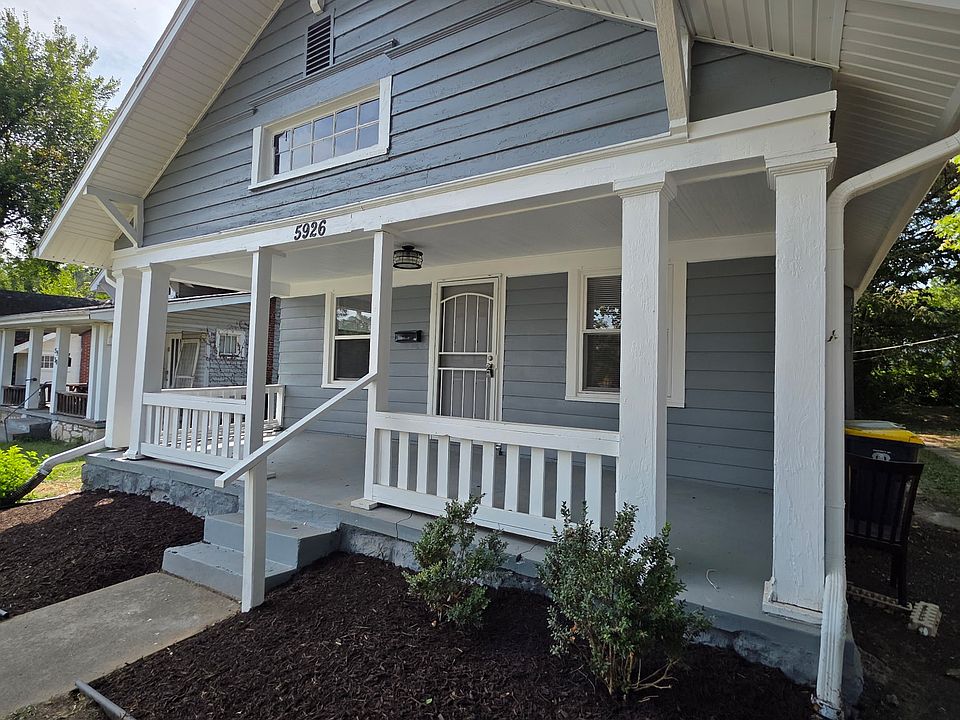 Newly remodeled bungalow with offstreet parking and a fenced back yard.