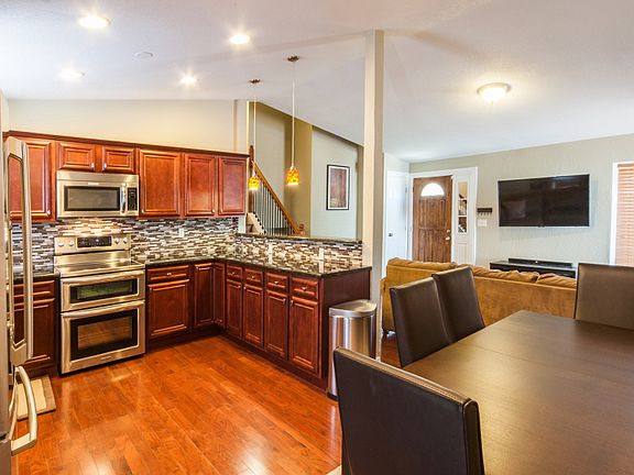 Kitchen from dining area