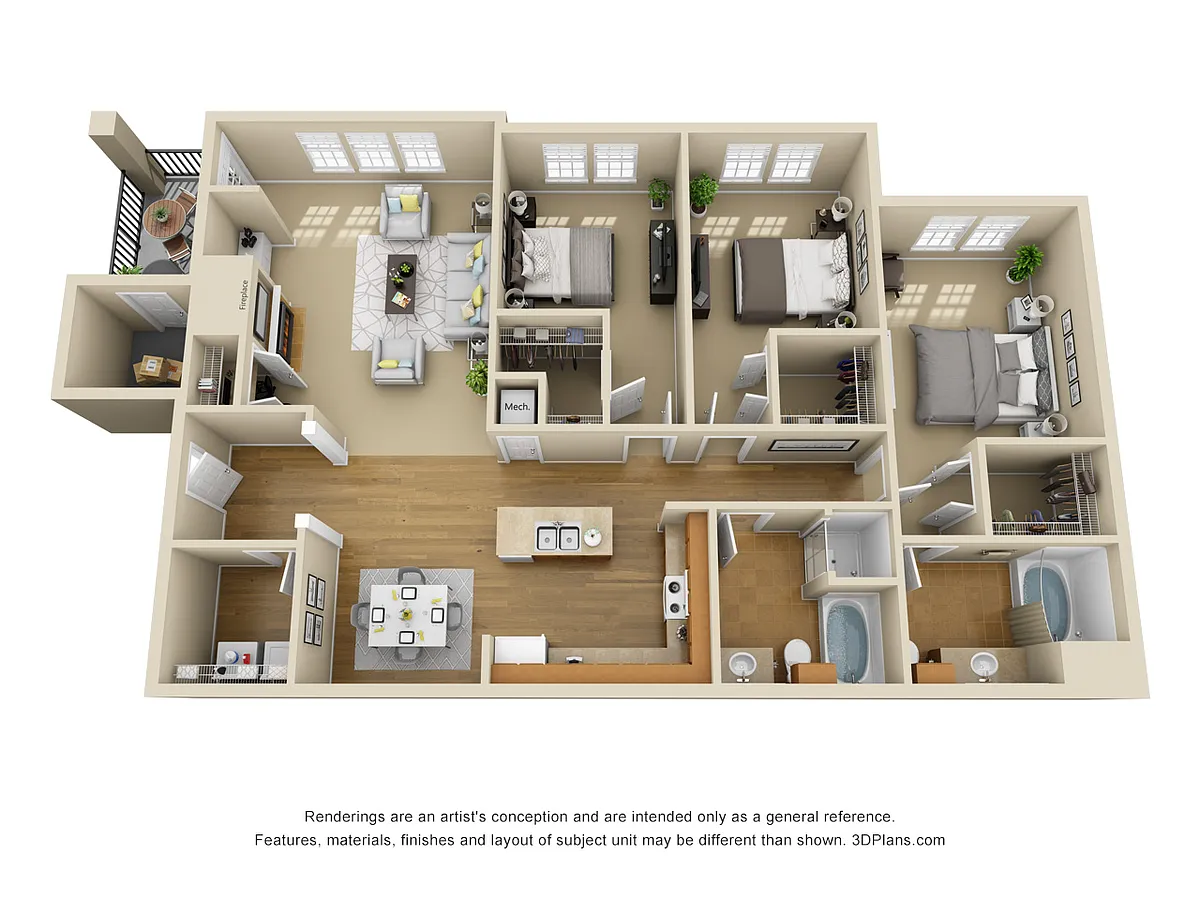 Floor plan Majestic Palm