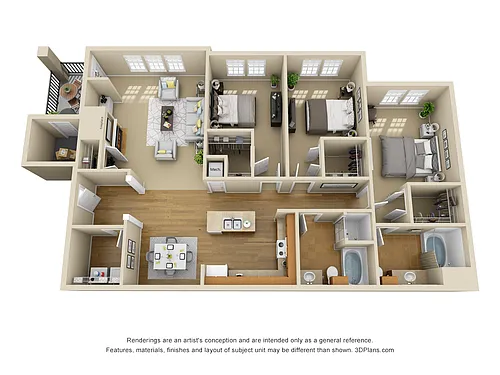 Floor plan Majestic Palm