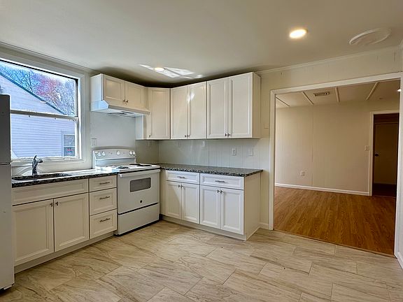 Kitchen & Living Room.