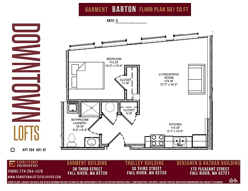 Floor plan Barton
