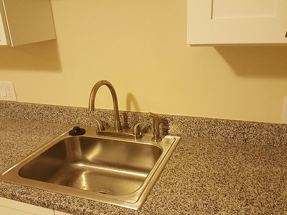 Kitchen sink equipped with garbage disposal