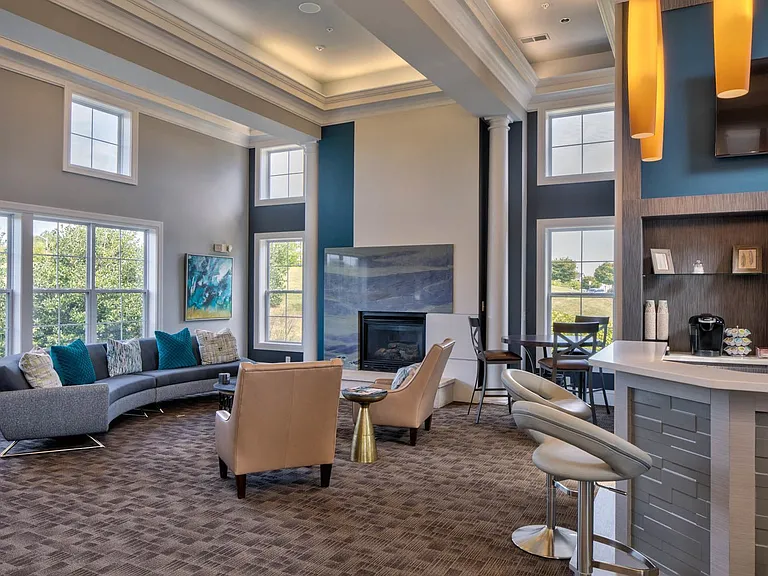 Clubhouse lounge