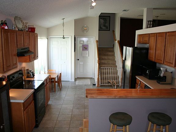 The kitchen from the family room