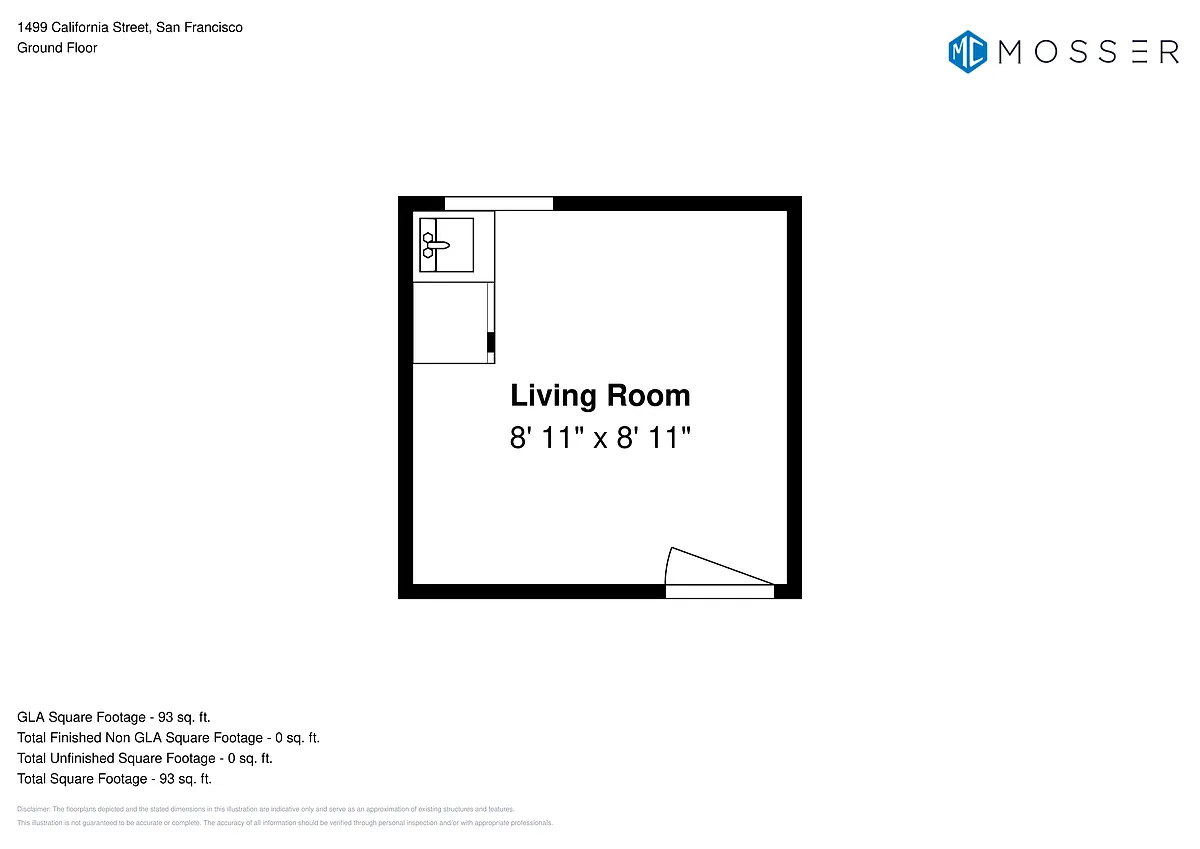 Floor plan Efficiency - Plan 1