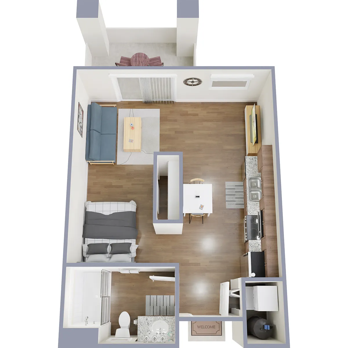 Floor plan Studio