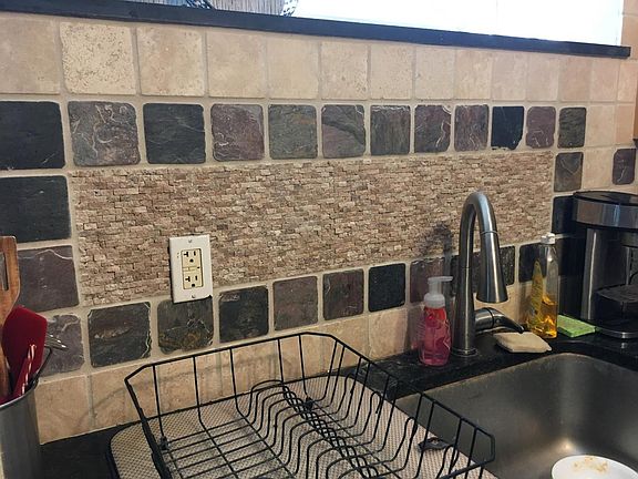Custom Design Tiled Backsplash